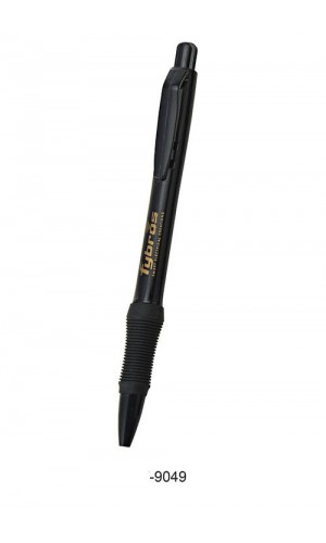 sp plastic pen with colour brand pen black